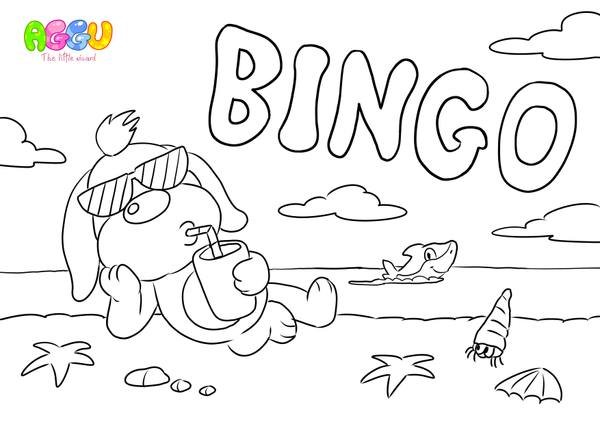 Aggu Bingo coloring page thumbnail